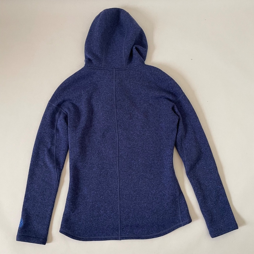 Stio Blue Fleece Hoodie Women’s Small, Pullover Outdoor Gorpcore Jacket - Picture 7 of 10
